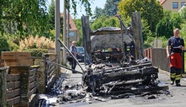 Dresden: DHL-Transporter fängt Feuer | Regional