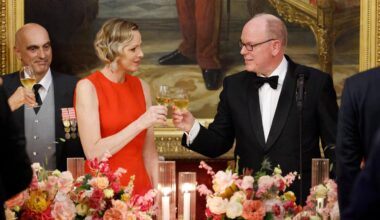 Fürstin Charlène + Fürst Albert: Romantischer Moment beim Staatsdinner