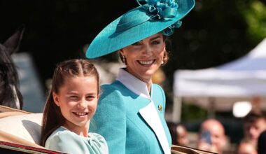 Trooping the Colour: Catherine, Princess of Wales, sorgt in Türkis für ikonischen Moment