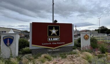 Warnstreik bei US-Army-Zivilbeschäftigten in Wiesbaden