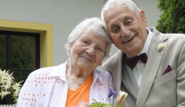 Seit über 65 Jahren einander von Herzen zugetan: Renate und Bernd Sinang aus Döllnitz.