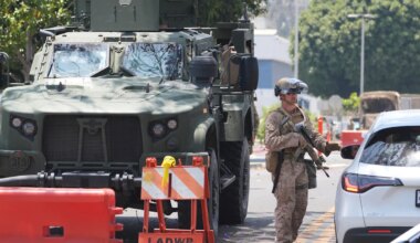 USA News: US-Marines in Los Angeles nehmen zum ersten Mal einen Zivilisten fest - Politik