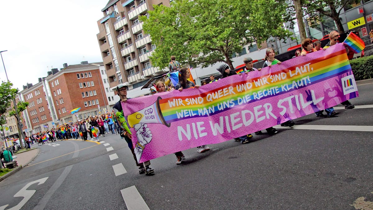 Christopher Street Day in Aachen: So lief die Demonstration