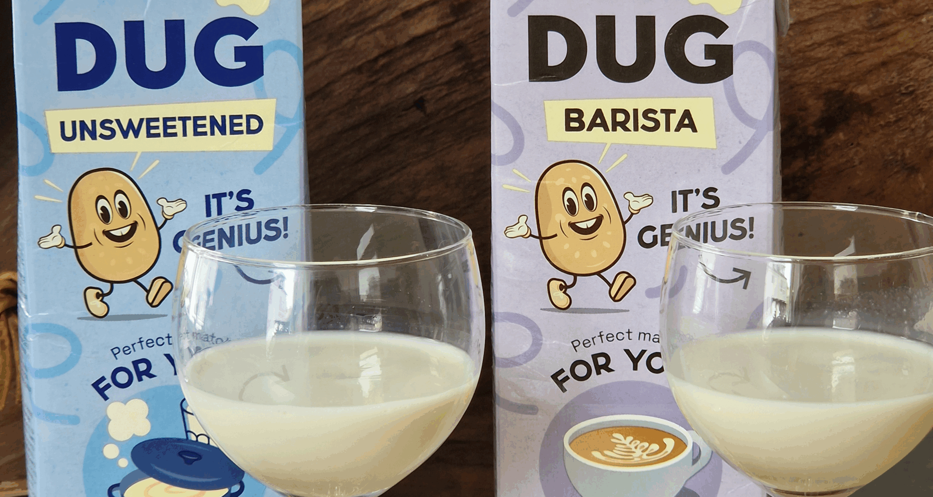 Neue Kartoffelmilch von DUG im Geschmackstest