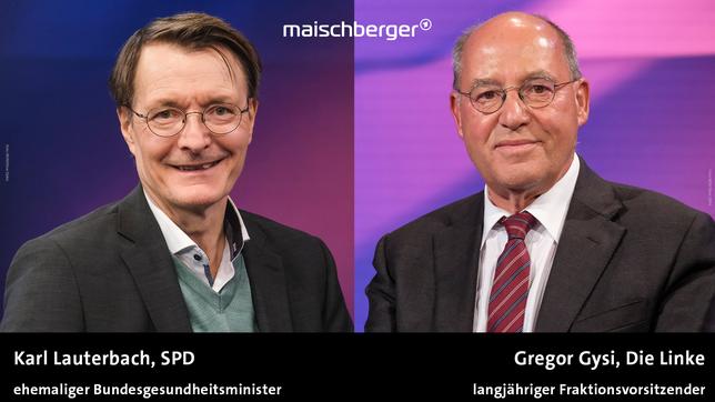 Karl Lauterbach und Gregor Gysi