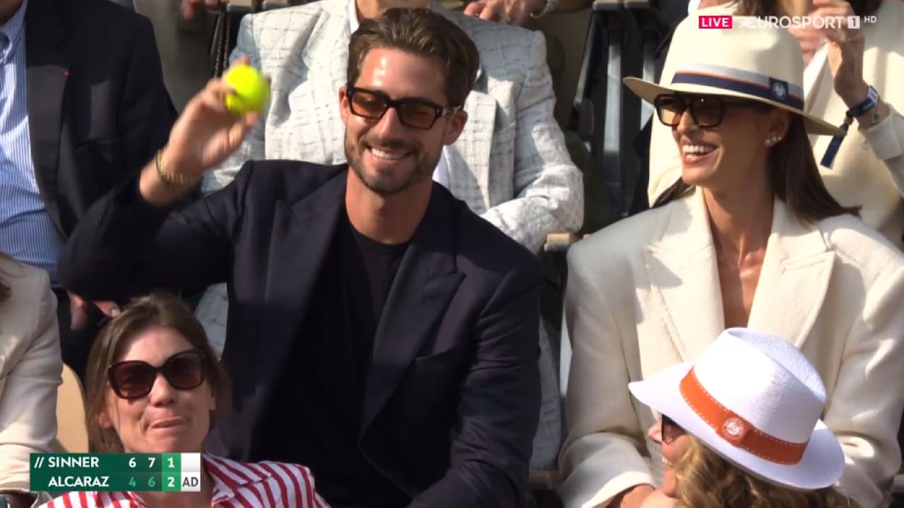Eintracht Frankfurt: Trapp fängt im French-Open-Finale plötzlich einen Tennisball | Sport