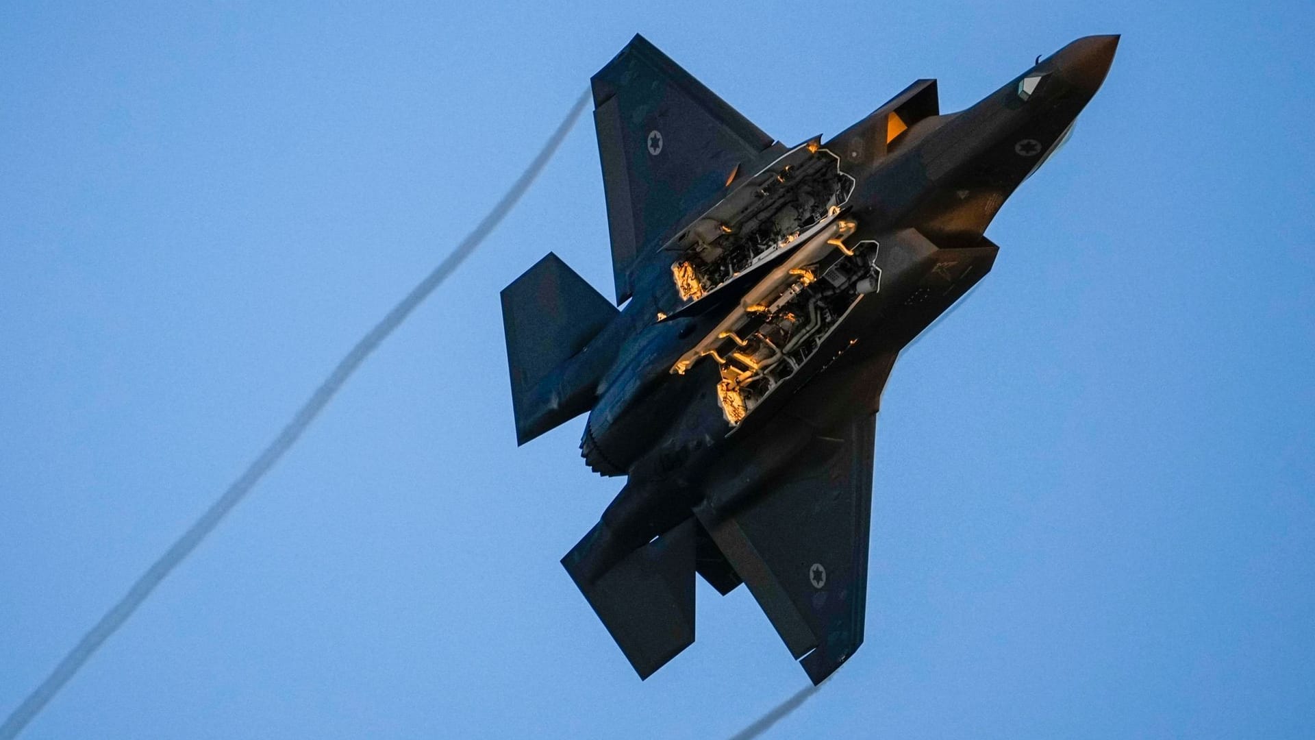 Ein F-35-Kampfflugzeug der israelischen Luftwaffe: Israel hat neue Angriffe auf den Iran geflogen. (Archivbild)