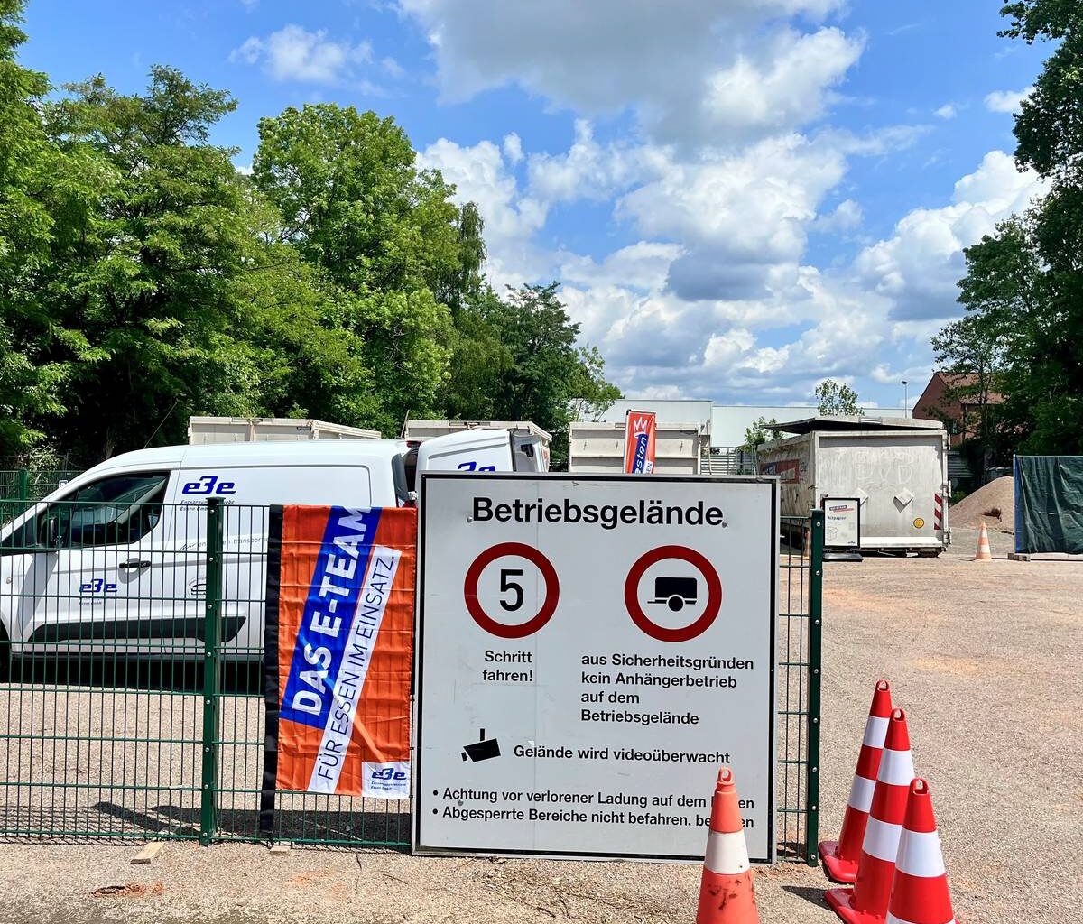 Recyclingstation in Essen ist umgezogen