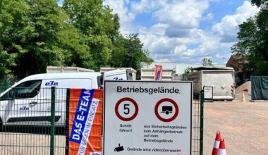 Recyclingstation in Essen ist umgezogen