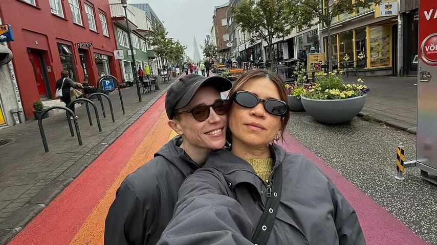 Elliot Page und Julia Shiplett, Juni 2025