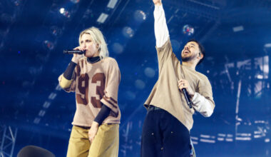 Emily Armstrong und Mike Shinoda von Linkin Park