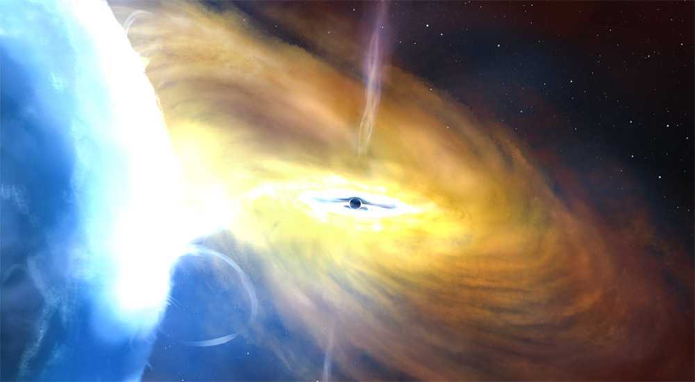 kosmische Explosion