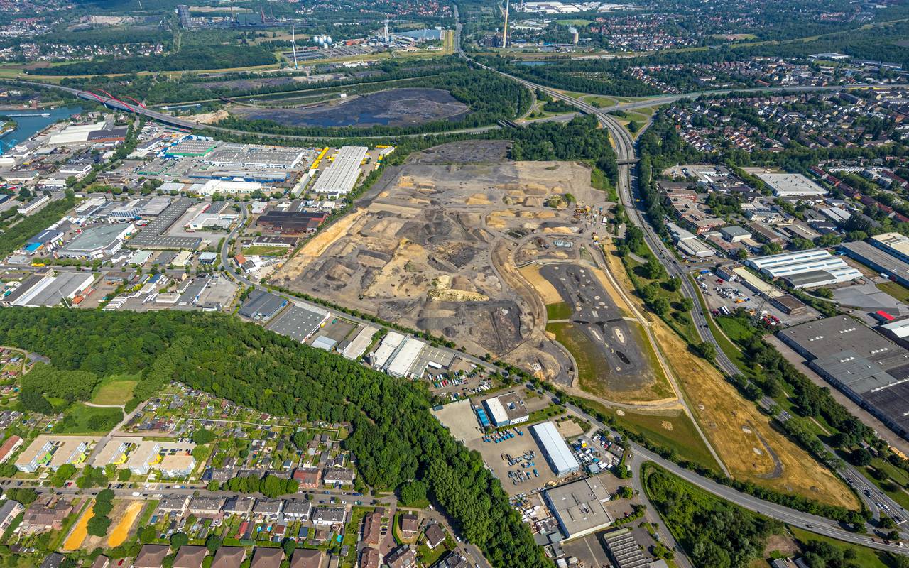 Flächen Freiheit Emscher in Essen-Vogelheim, 2022