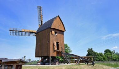 Die Bockwindmühle Spergau zum Deutschen Mühlentag 2023
