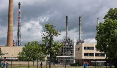 Der Cracker beliefert viele Chemiebetriebe der Region mit Rohstoffen.