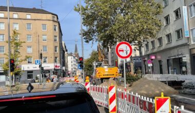 Friedrichstraße am Wochenende teils gesperrt