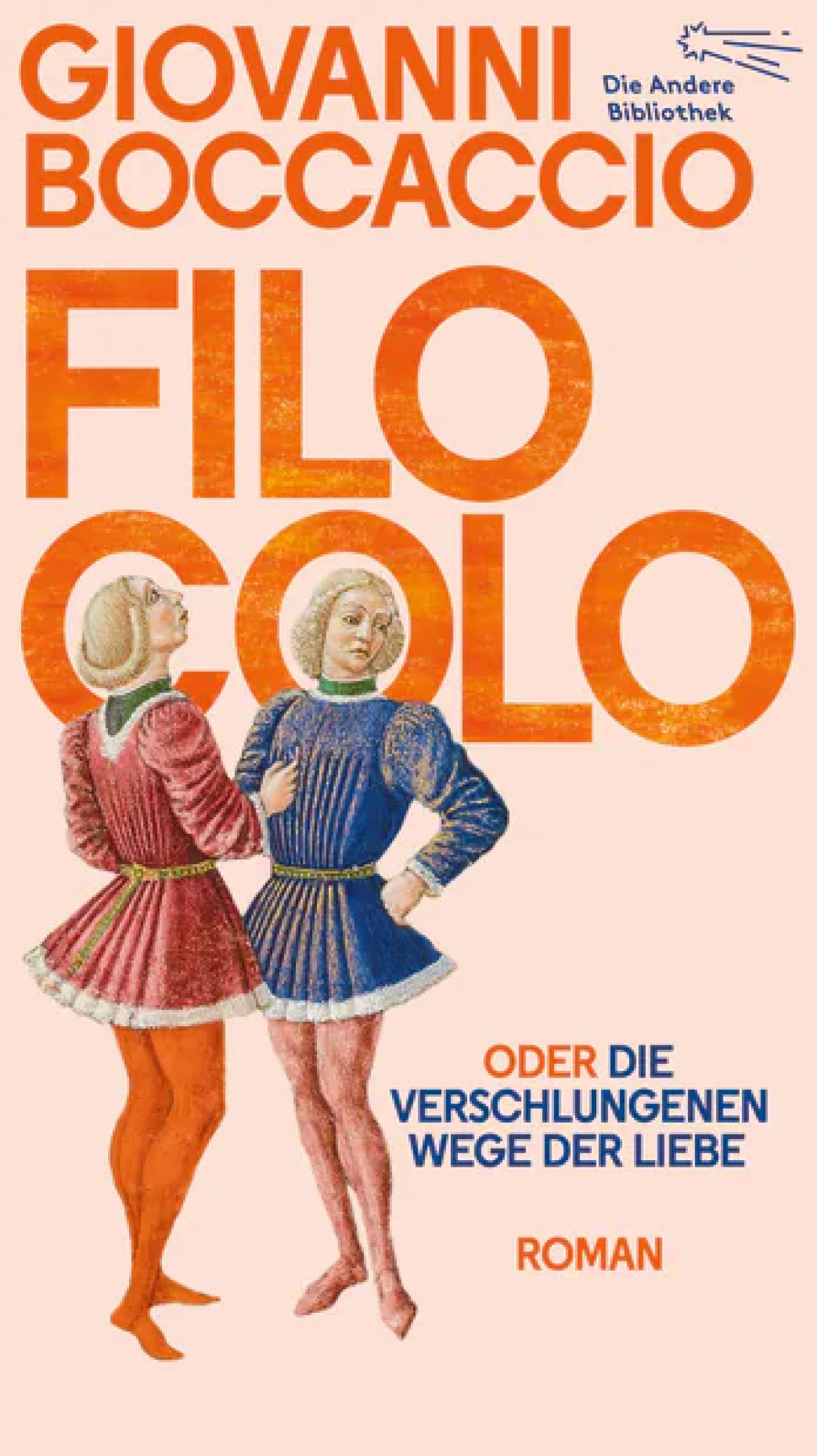 Giovanni Boccaccio: „Filocolo oder Die verschlungenen Wege der Liebe“. Übersetzt von Moritz Rauchhaus. Die Andere Bibiliothek, Berlin 2025. 864 S., geb., 66,– €.