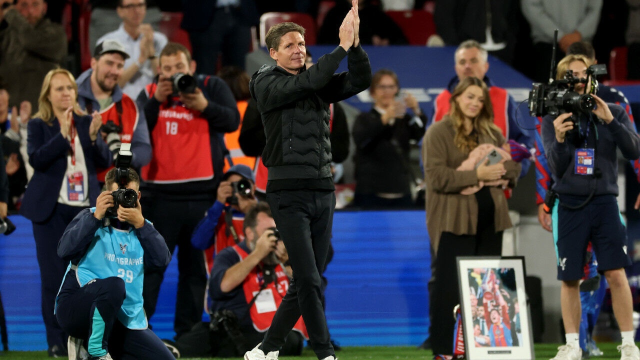Oliver Glasner darf wohl mit Crystal Palace in die Europa League