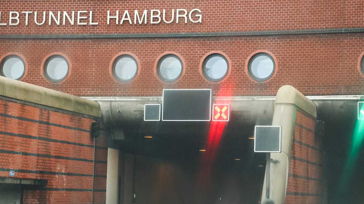 Bauarbeiten auf A7: Hamburger Elbtunnel in Richtung Süden wird bis Montag gesperrt