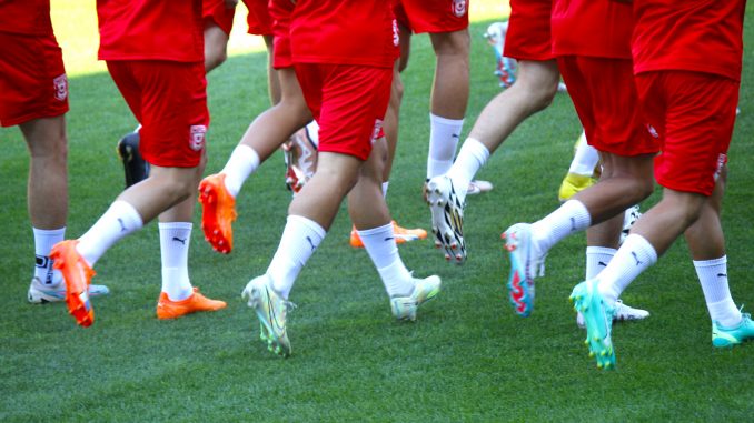 Hallescher FC Mannschaft Training