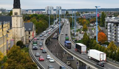 Hochstraße in Halle wird saniert - Behinderungen für Autofahrer vorprogrammiert