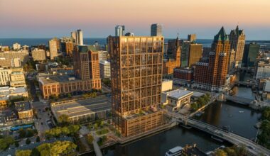 In Milwaukee wird das höchste Holzhaus der Welt gebaut