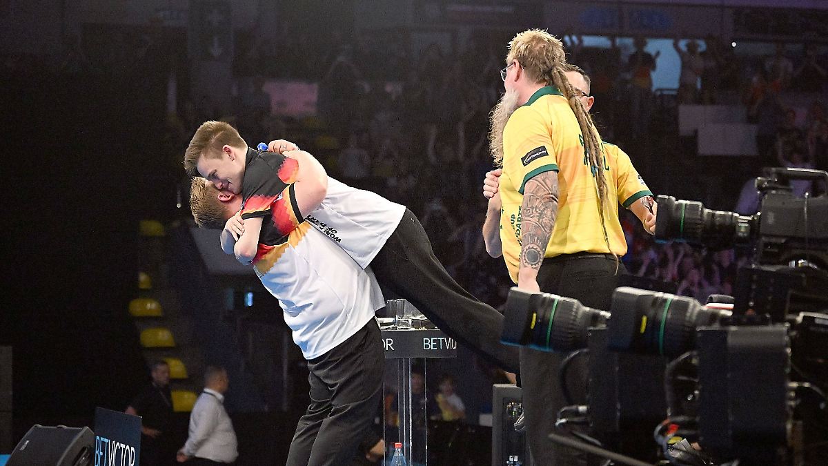 Sieg gegen Australien: "Wir gewinnen das heute" - Deutschland nach Darts-Drama im WM-Halbfinale