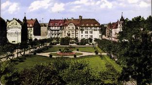 Der Beethovenplatz in Saarbrücken um 1935. (Foto: IMAGO / Arkivi)