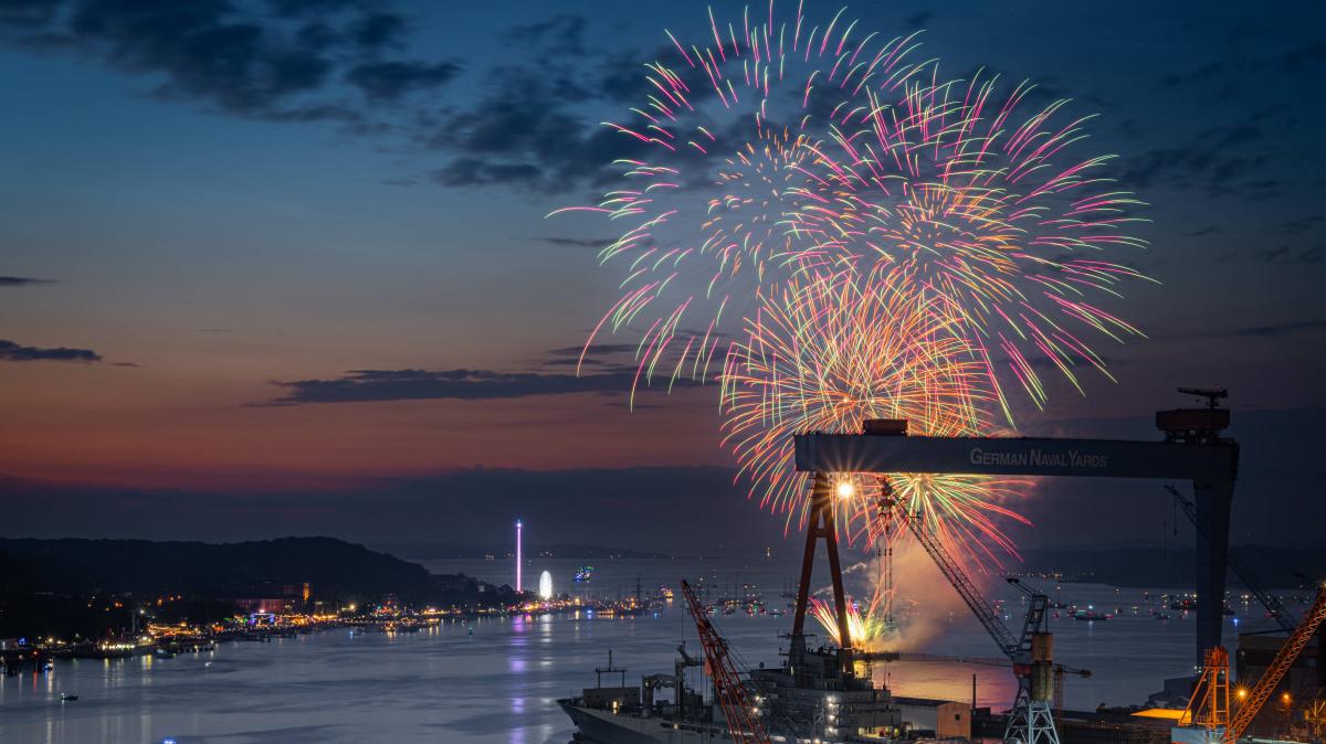 Die besten Plätze für das Abschlussfeuerwerk auf der KiWo 2025
