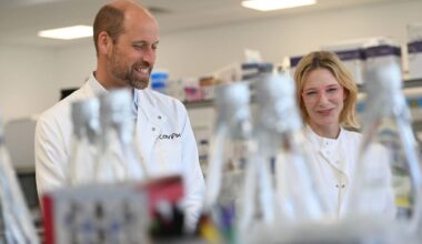 Lob auf britische Biotechnologie: Prinz William tourt mit Hollywoodstar Cate Blanchett