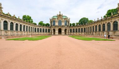 Innenhof-Sanierung des Dresdner Zwingers vor Abschluss
