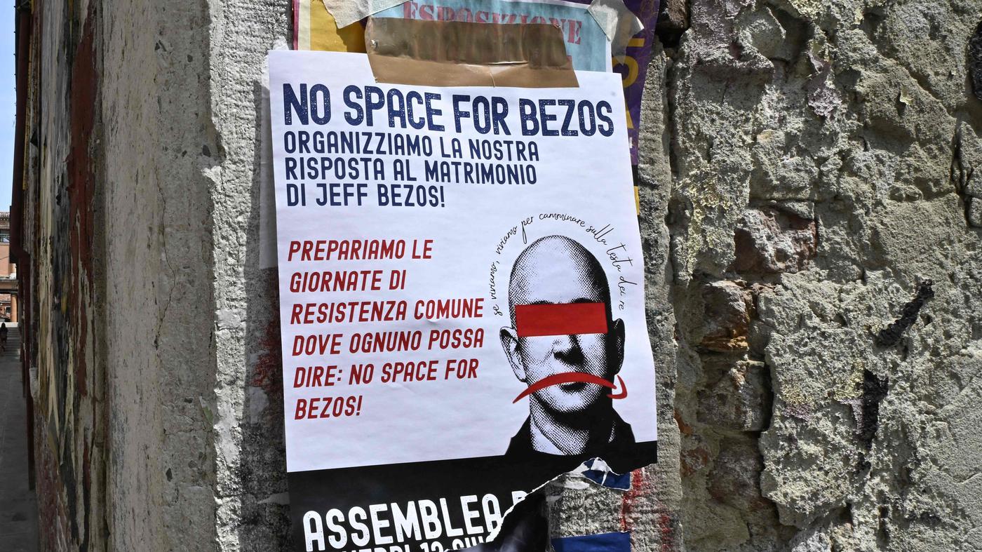 Proteste gegen Hochzeit des Amazon-Gründers in Venedig