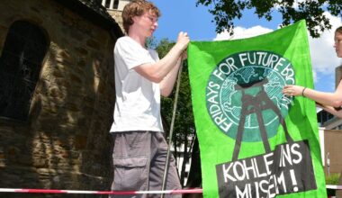 Klimacamp von Fridays For Future Bochum