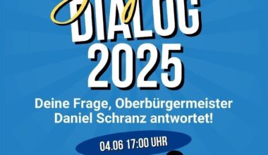 Jugendliche fragen - Oberbürgermeister Daniel Schranz antwortet!