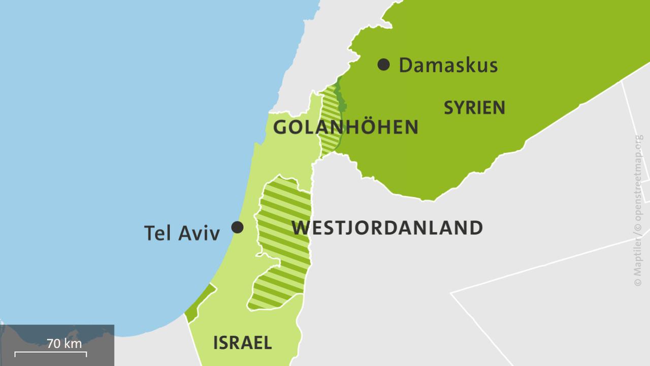 Raketen aus Syrien schlagen auf von Israel besetzte Golanhöhen ein