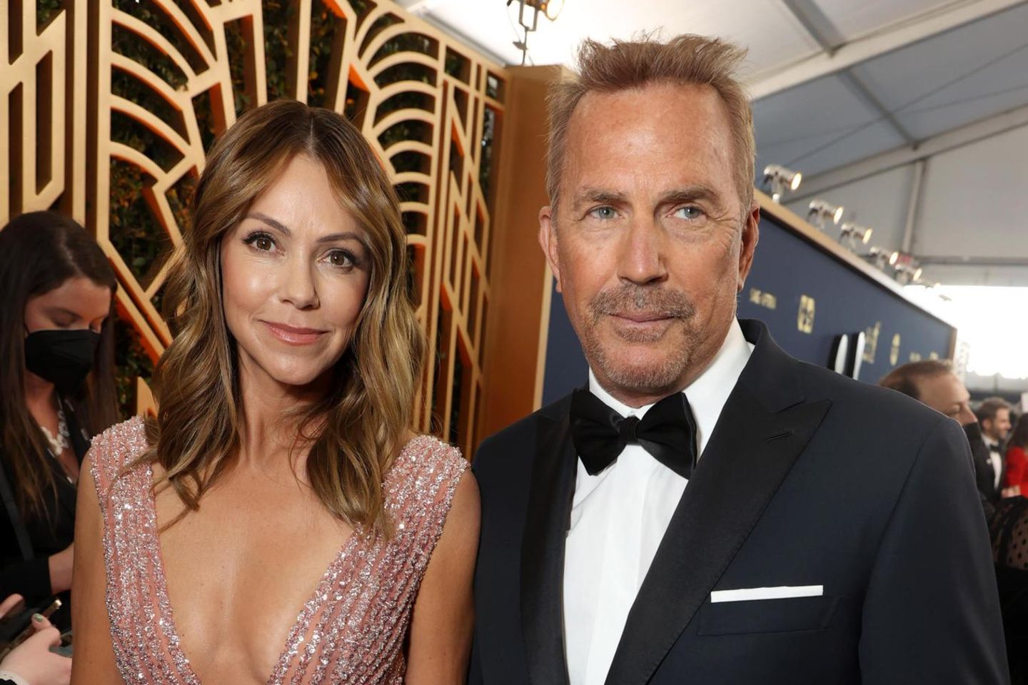 Christine Baumgartner und Kevin Costner