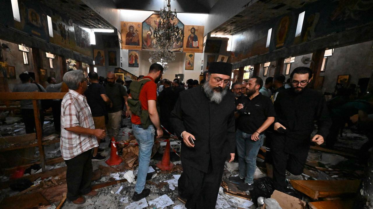Syrien: Viele Tote nach Selbstmordanschlag in Kirche