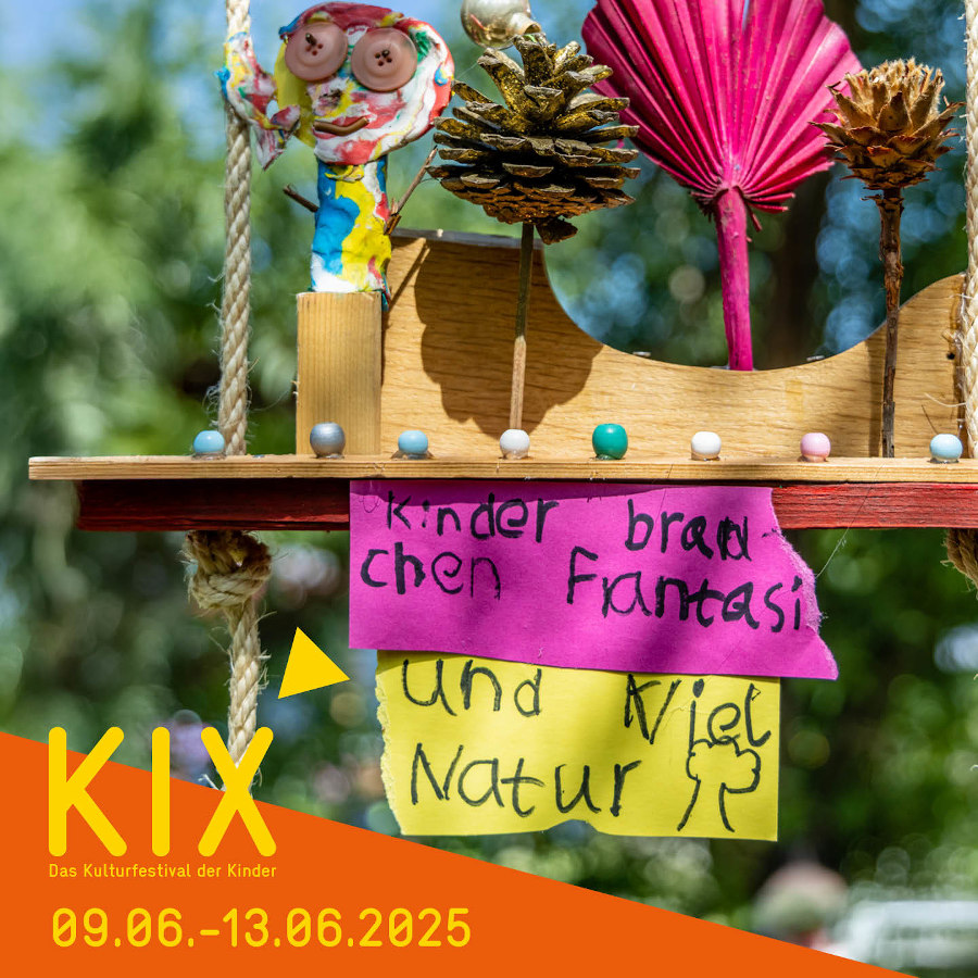 Kulturfestival der Kinder (KIX) vom 9. bis 13. Juni im Otto-Dullenkopf-Park