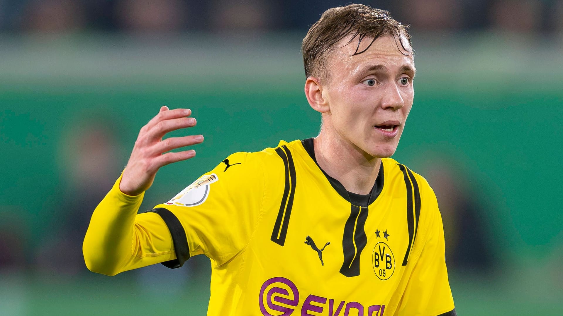 Maximilian Beier: Der Nationalstürmer und der BVB treffen in der 1. Pokalrunde auf Essen.