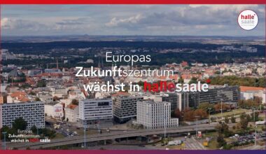 Europas Zukunftszentrum wächst in Halle in Sachsen-Anhalt