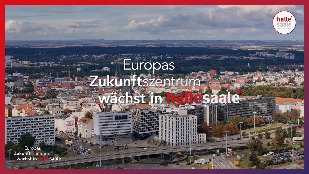 Europas Zukunftszentrum wächst in Halle in Sachsen-Anhalt