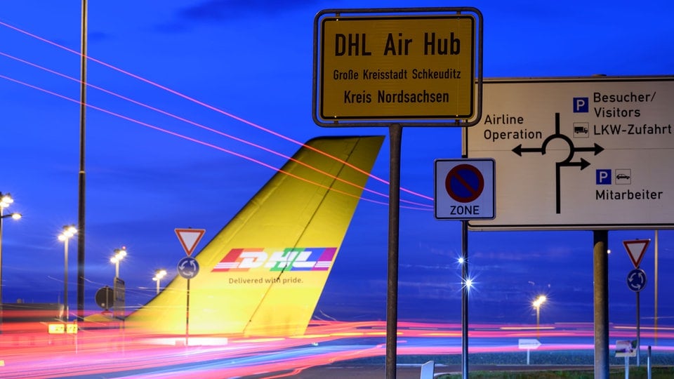 Flughafen Leipzig-Halle: DHL-Drehkreuz soll drei Tage bestreikt werden
