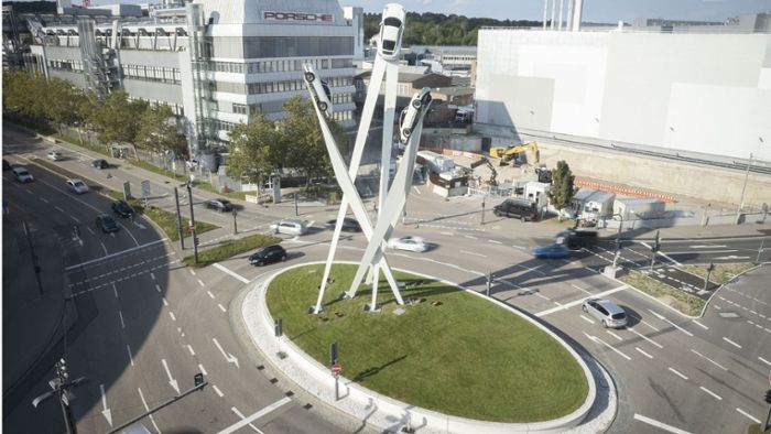 Baustellen in Stuttgart: Porscheplatz vier Tage lang voll gesperrt