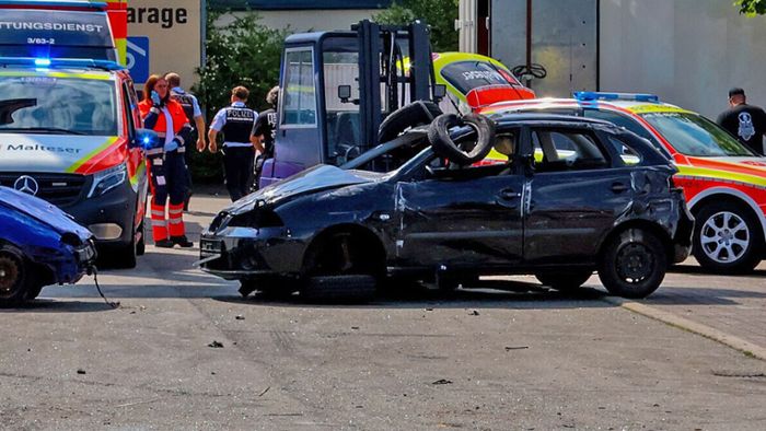 Stuntshow in Echterdingen: Drei Kinder unter den Verletzten – Polizei sucht weitere Videoaufnahmen