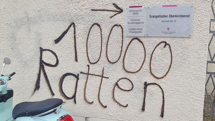 Neue Graffiti in Stuttgart-Ost: Auf Sicherheitsnadeln folgen 10 000 Ratten