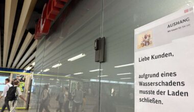 Laden im Stuttgarter Hauptbahnhof: Wasser läuft in Bäckerei in der Klett-Passage