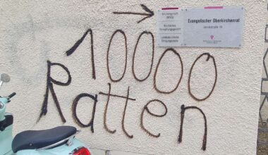 Neue Graffiti in Stuttgart-Ost: Auf Sicherheitsnadeln folgen 10 000 Ratten