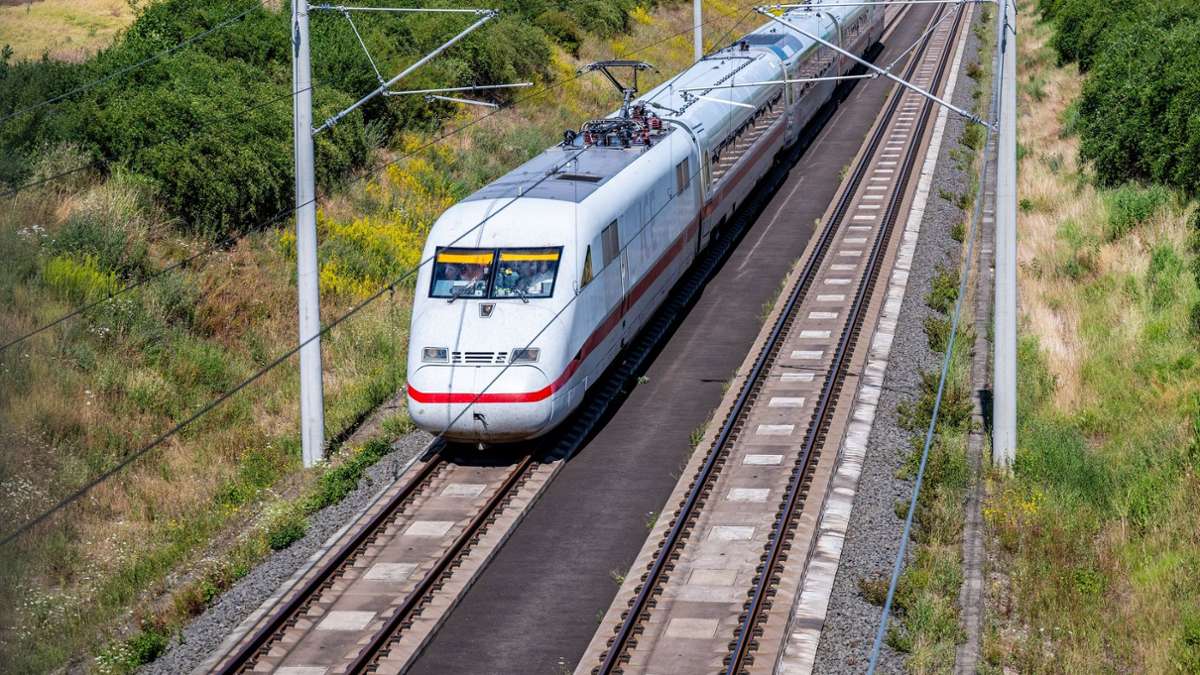 Neue Zugplattform: Testzug fährt Tempo 405 zwischen Erfurt und Leipzig - Wirtschaft