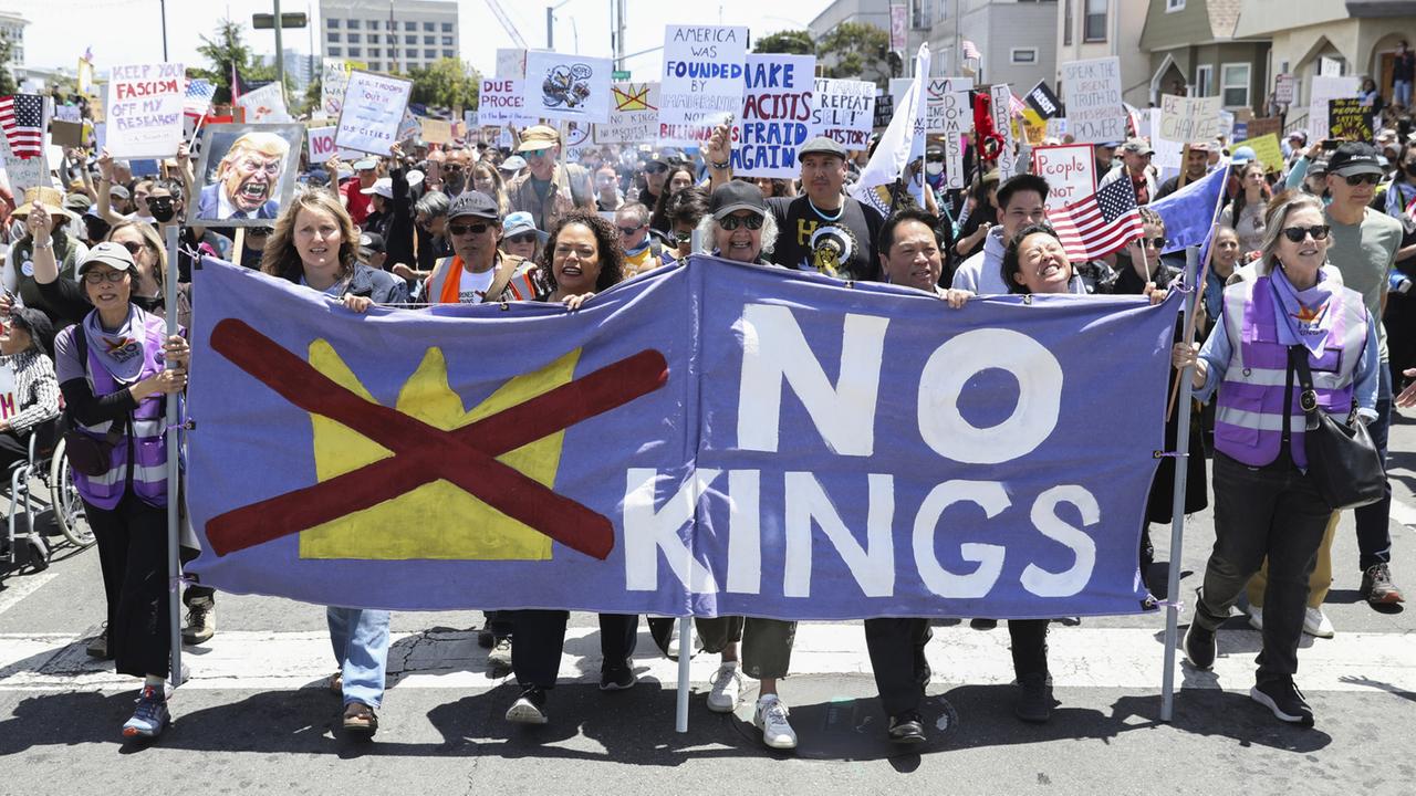 "No Kings"-Proteste in den USA gegen Präsident Trump