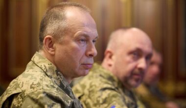 Der Oberkommandierende der Streitkräfte der Ukraine, Generaloberst Oleksandr Syrskyj